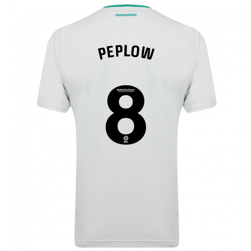 Kandiny Herren Chloe Peplow #8 Weiß Auswärtstrikot Trikot 2023/24 T-Shirt