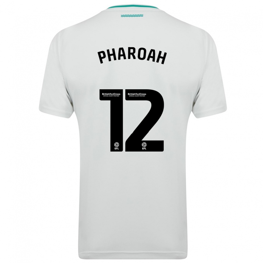 Kandiny Herren Sophia Pharoah #12 Weiß Auswärtstrikot Trikot 2023/24 T-Shirt