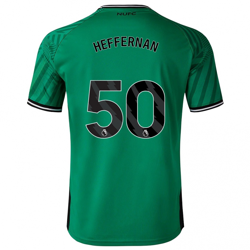 Kandiny Herren Cathal Heffernan #50 Grün Auswärtstrikot Trikot 2023/24 T-Shirt