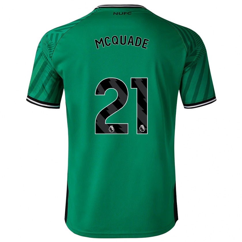 Kandiny Herren Jasmine Mcquade #21 Grün Auswärtstrikot Trikot 2023/24 T-Shirt