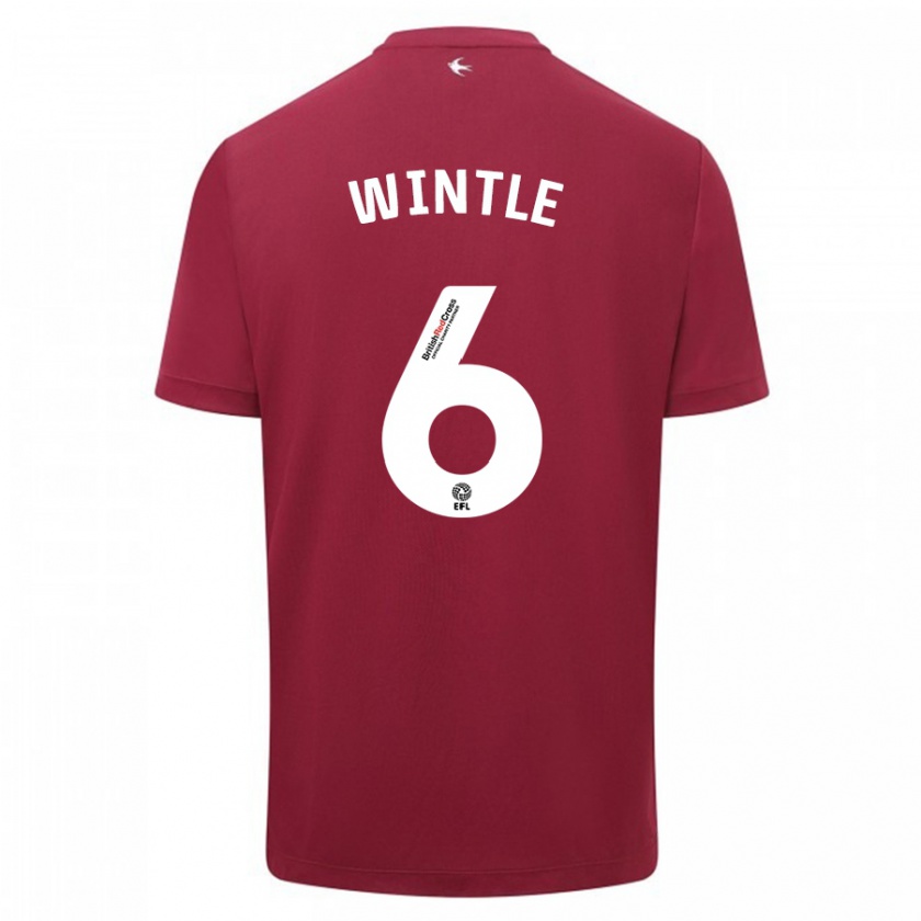 Kandiny Herren Ryan Wintle #6 Rot Auswärtstrikot Trikot 2023/24 T-Shirt
