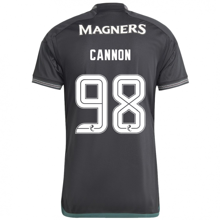 Kandiny Herren Aidan Cannon #98 Schwarz Auswärtstrikot Trikot 2023/24 T-Shirt