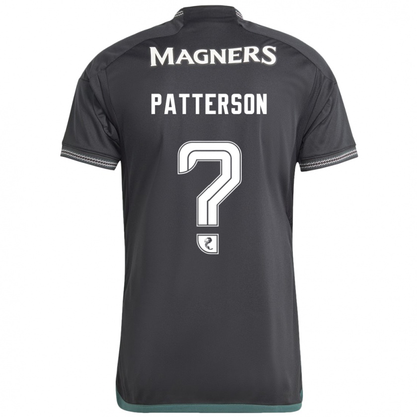 Kandiny Herren Cameron Patterson #0 Schwarz Auswärtstrikot Trikot 2023/24 T-Shirt