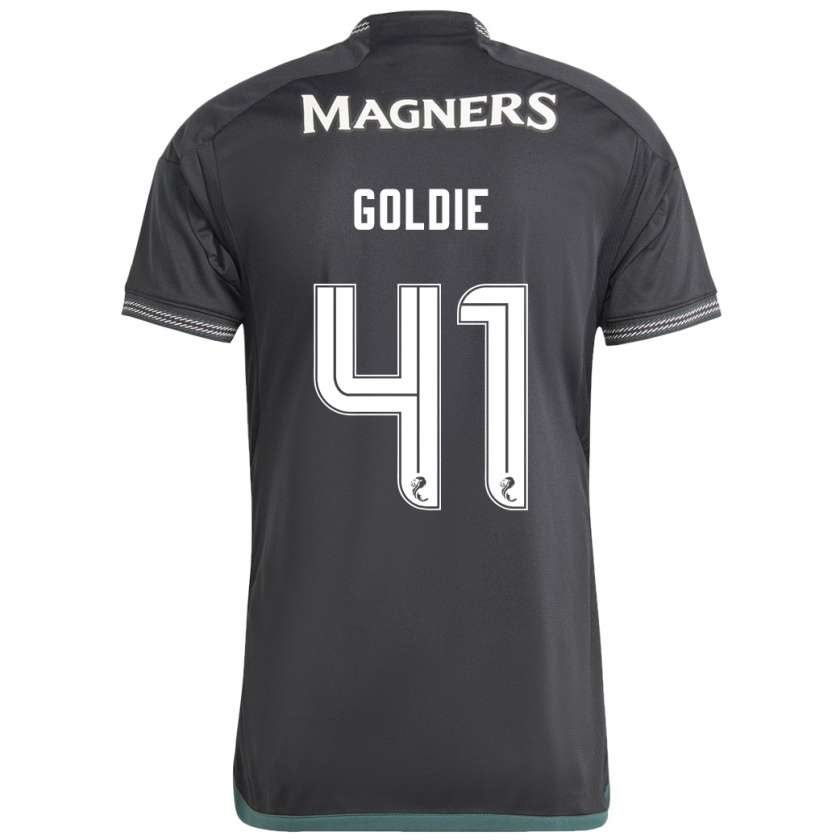 Kandiny Herren Clare Goldie #41 Schwarz Auswärtstrikot Trikot 2023/24 T-Shirt