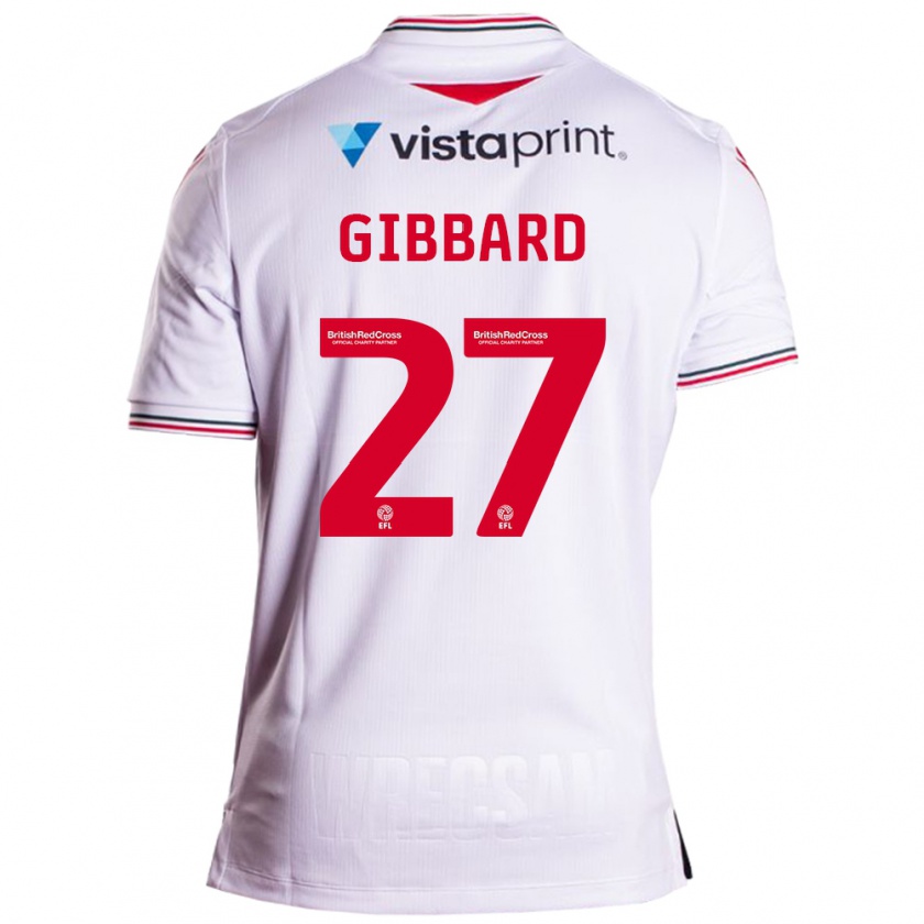 Kandiny Herren Mari Gibbard #27 Weiß Auswärtstrikot Trikot 2023/24 T-Shirt