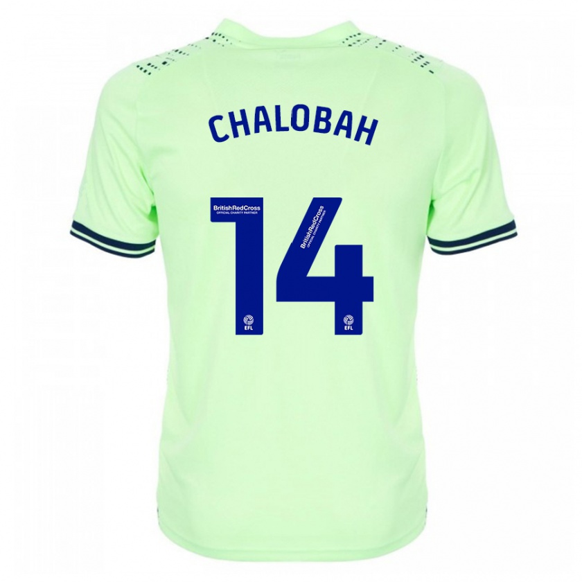 Kandiny Herren Nathaniel Chalobah #14 Marine Auswärtstrikot Trikot 2023/24 T-Shirt