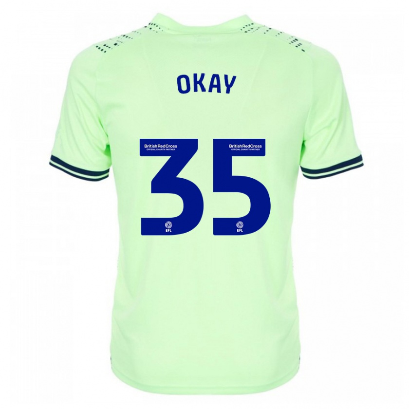 Kandiny Herren Okay Yokuşlu #35 Marine Auswärtstrikot Trikot 2023/24 T-Shirt