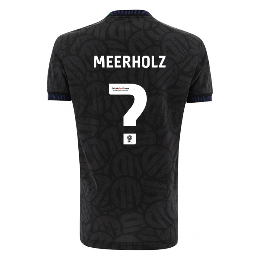 Kandiny Herren Jed Meerholz #0 Schwarz Auswärtstrikot Trikot 2023/24 T-Shirt