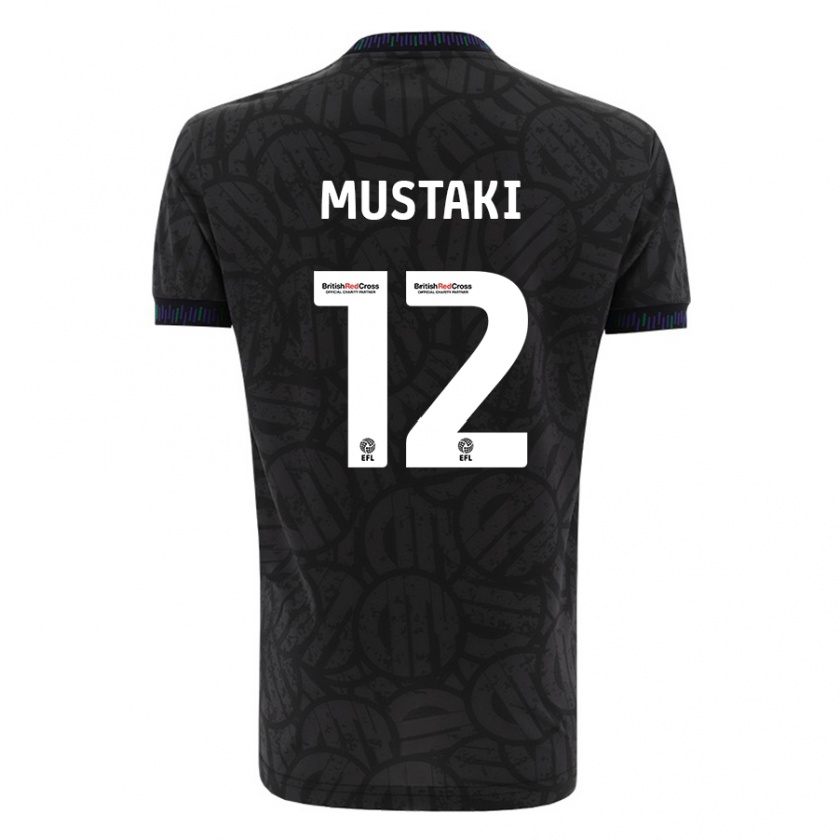 Kandiny Herren Chloe Mustaki #12 Schwarz Auswärtstrikot Trikot 2023/24 T-Shirt