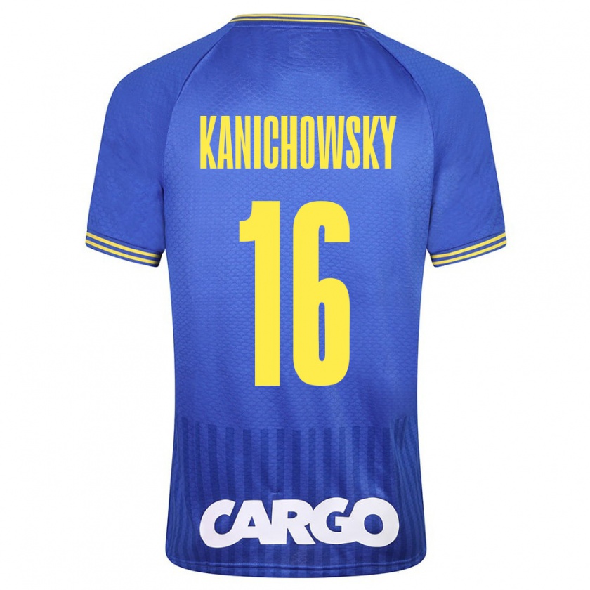 Kandiny Herren Gabi Kanichowsky #16 Blau Auswärtstrikot Trikot 2023/24 T-Shirt