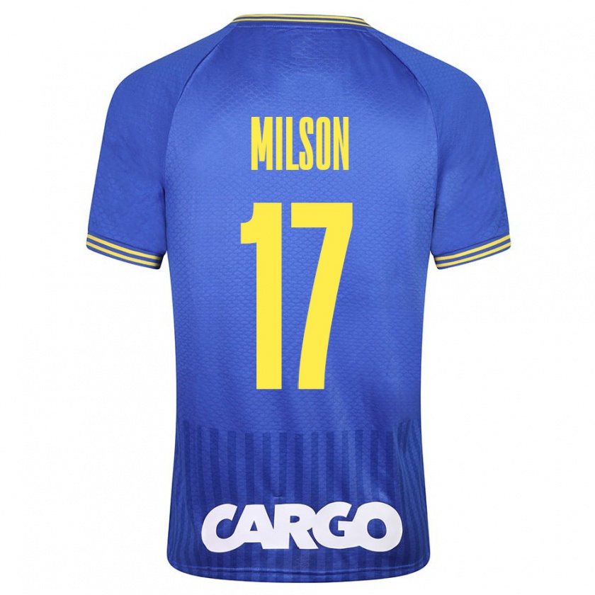 Kandiny Herren Milson #17 Blau Auswärtstrikot Trikot 2023/24 T-Shirt