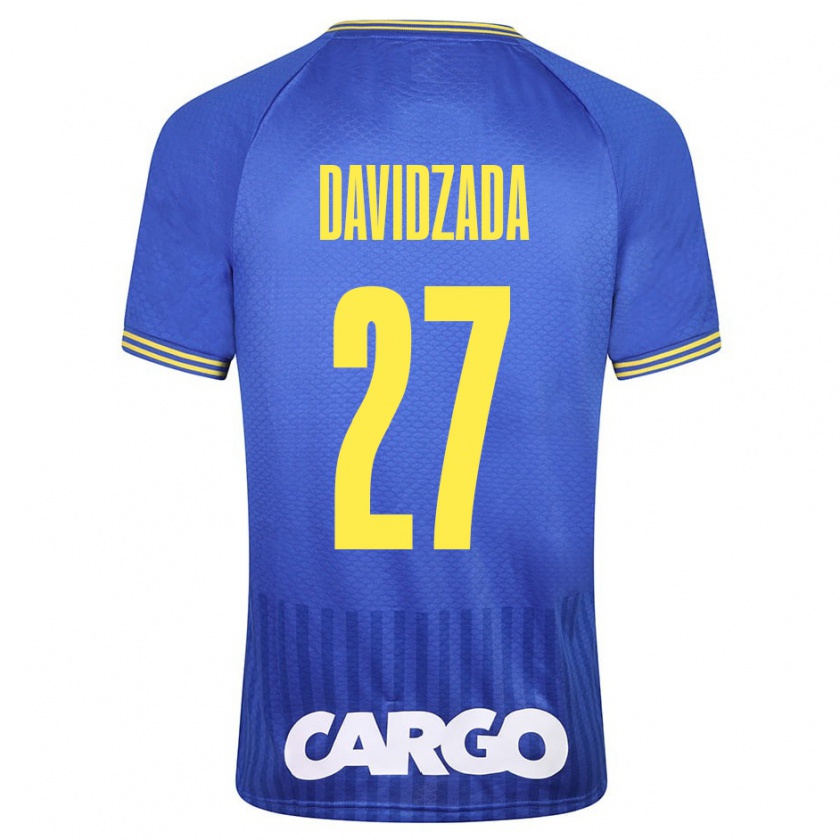 Kandiny Herren Ofir Davidzada #27 Blau Auswärtstrikot Trikot 2023/24 T-Shirt