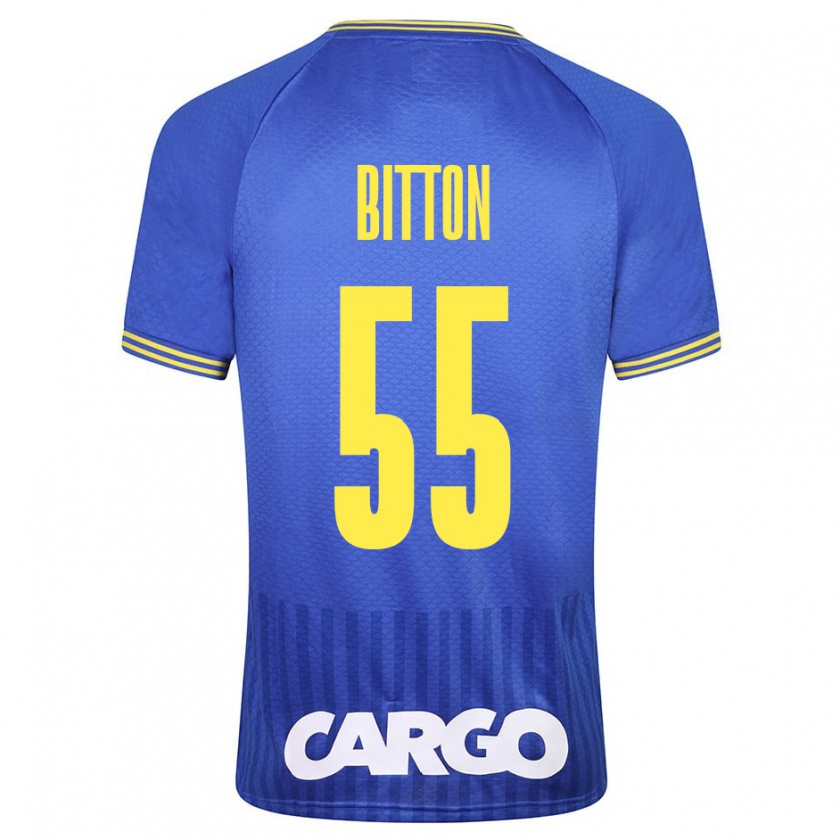 Kandiny Herren Nir Bitton #55 Blau Auswärtstrikot Trikot 2023/24 T-Shirt