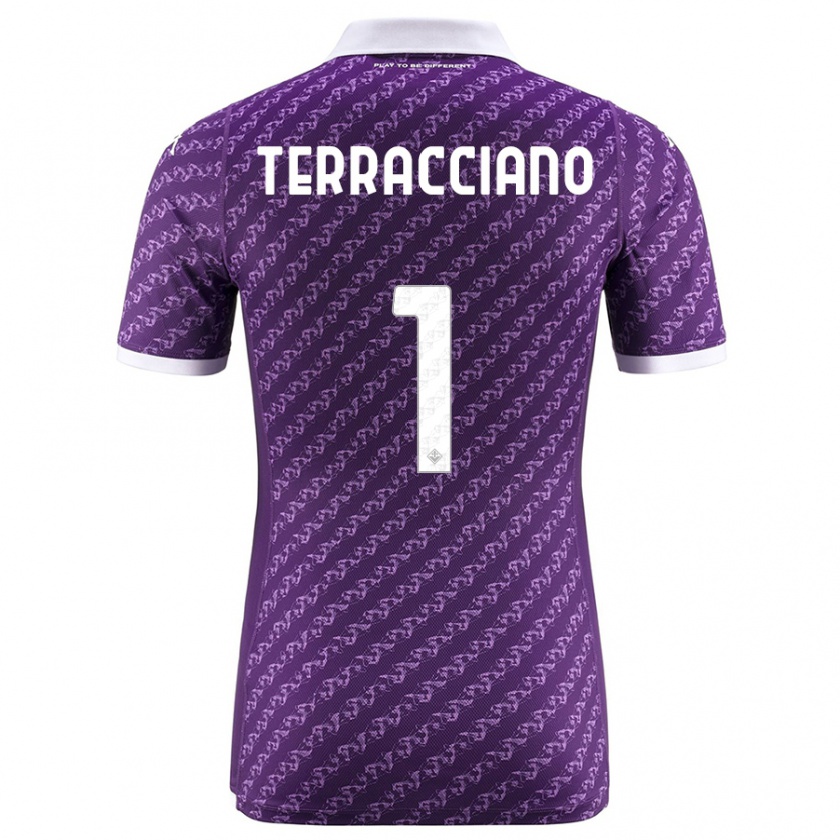 Kandiny Damen Pietro Terracciano #1 Violett Heimtrikot Trikot 2023/24 T-Shirt