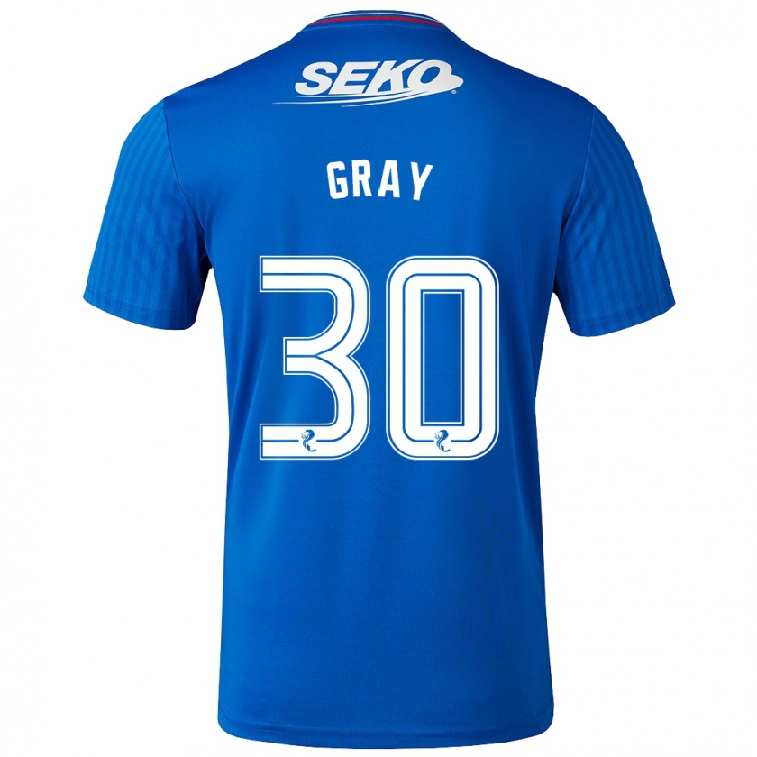 Kandiny Damen Georgia Gray #30 Blau Heimtrikot Trikot 2023/24 T-Shirt