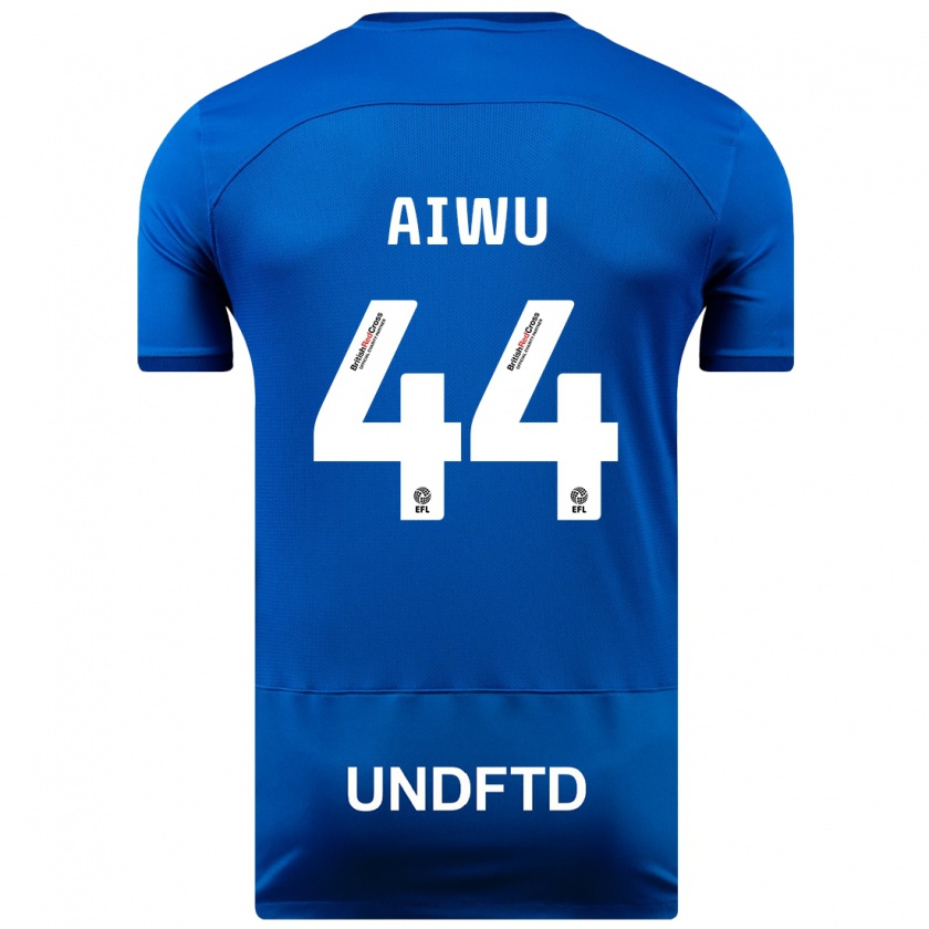 Kandiny Damen Emanuel Aiwu #44 Blau Heimtrikot Trikot 2023/24 T-Shirt