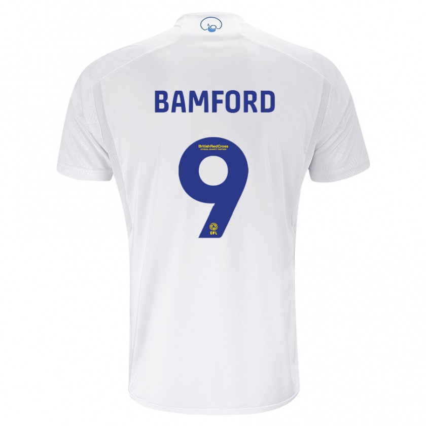 Kandiny Damen Patrick Bamford #9 Weiß Heimtrikot Trikot 2023/24 T-Shirt