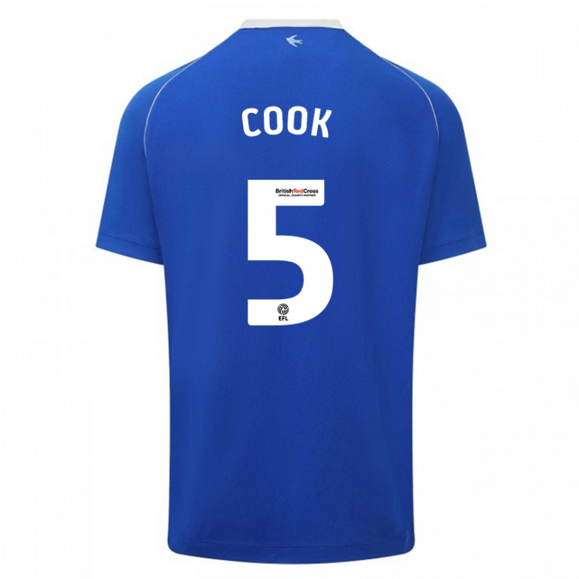 Kandiny Damen Freddie Cook #5 Blau Heimtrikot Trikot 2023/24 T-Shirt