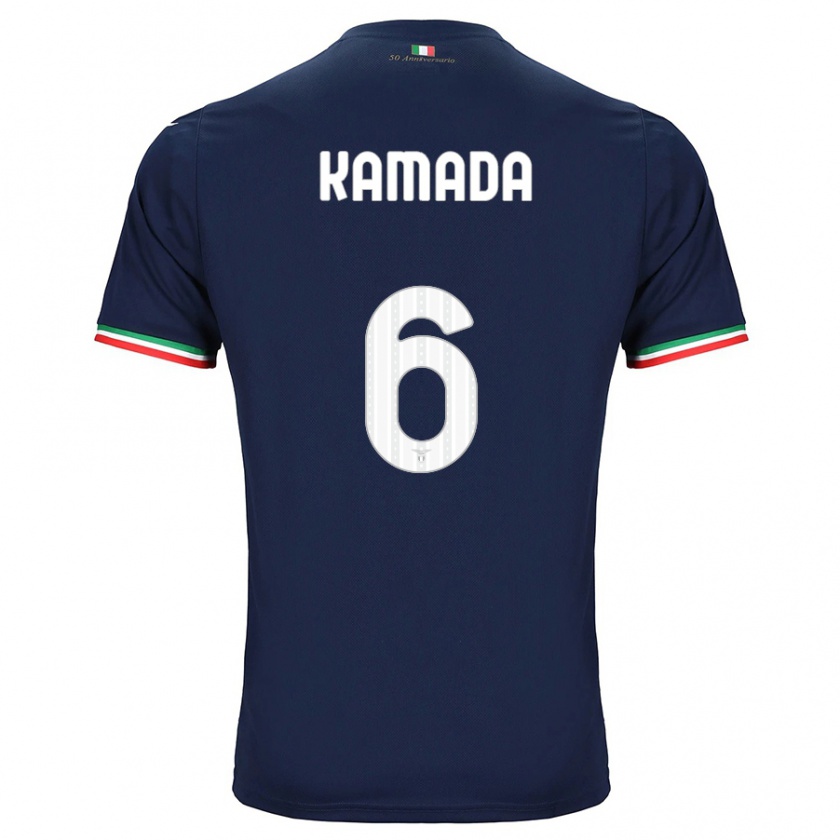 Kandiny Damen Daichi Kamada #6 Marine Auswärtstrikot Trikot 2023/24 T-Shirt