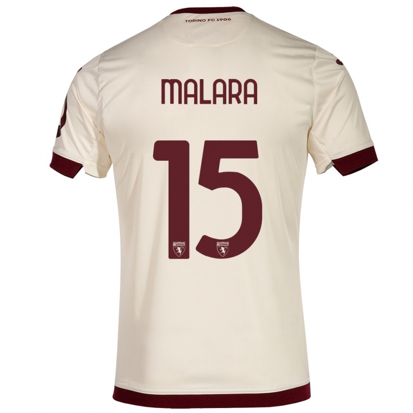 Kandiny Damen Sara Malara #15 Sekt Auswärtstrikot Trikot 2023/24 T-Shirt