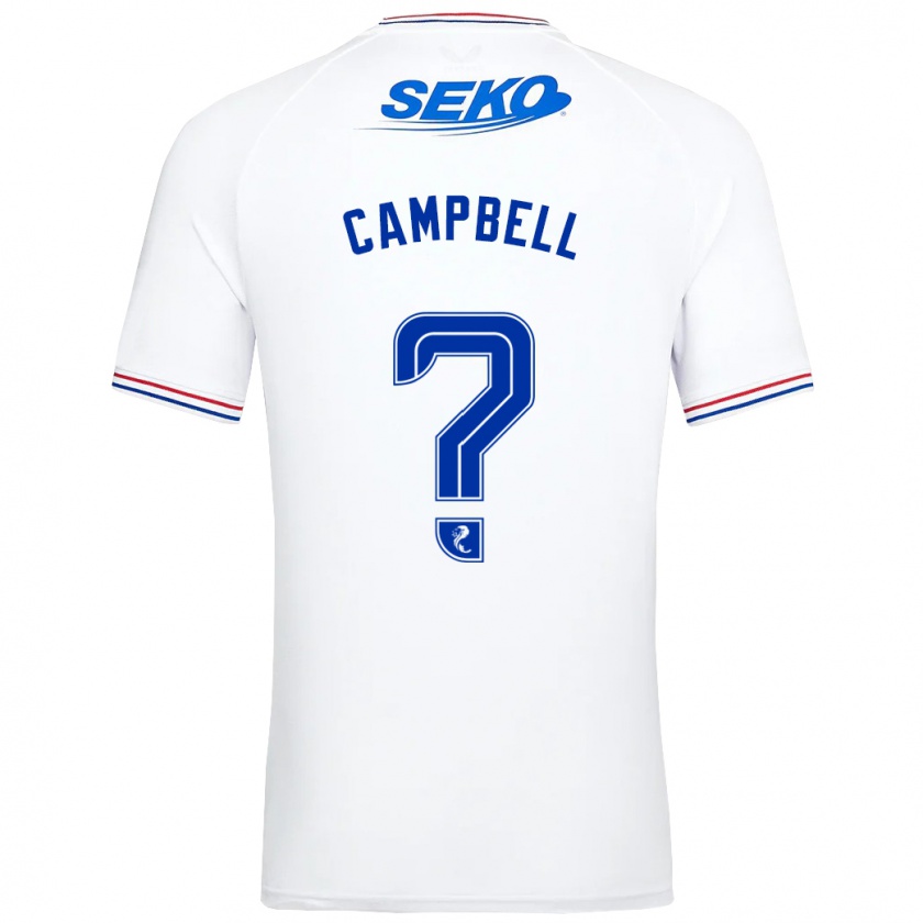 Kandiny Damen Connor Campbell #0 Weiß Auswärtstrikot Trikot 2023/24 T-Shirt