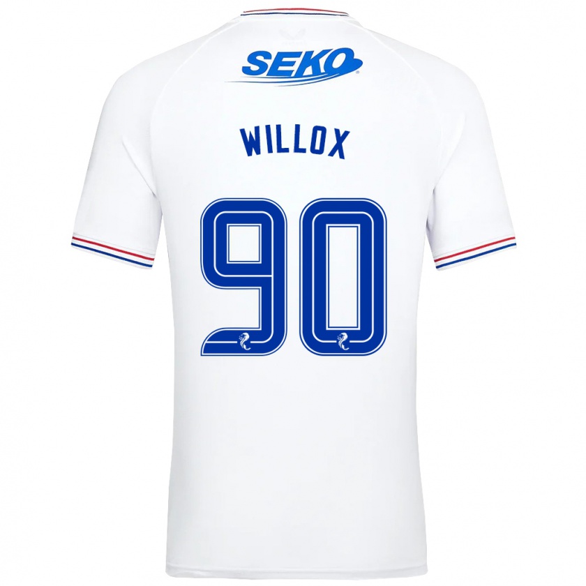 Kandiny Damen Kieron Willox #90 Weiß Auswärtstrikot Trikot 2023/24 T-Shirt