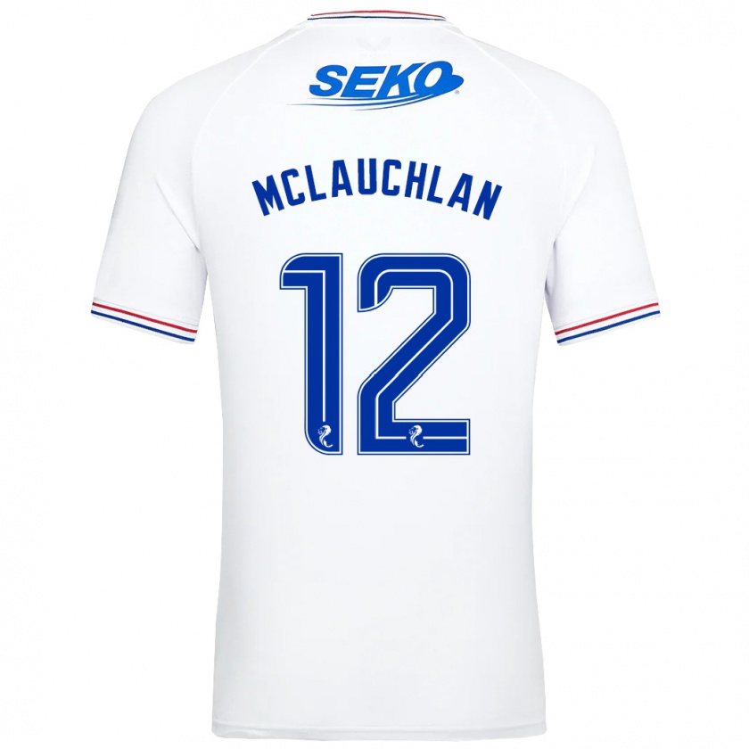Kandiny Damen Rachel Mclauchlan #12 Weiß Auswärtstrikot Trikot 2023/24 T-Shirt