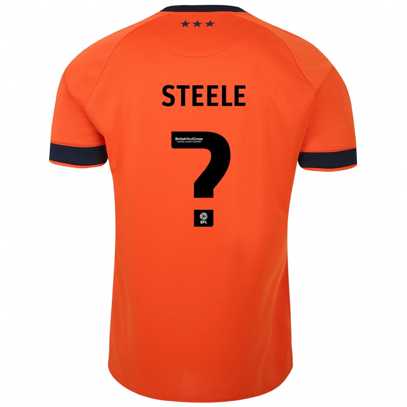 Kandiny Damen Finn Steele #0 Orangefarben Auswärtstrikot Trikot 2023/24 T-Shirt