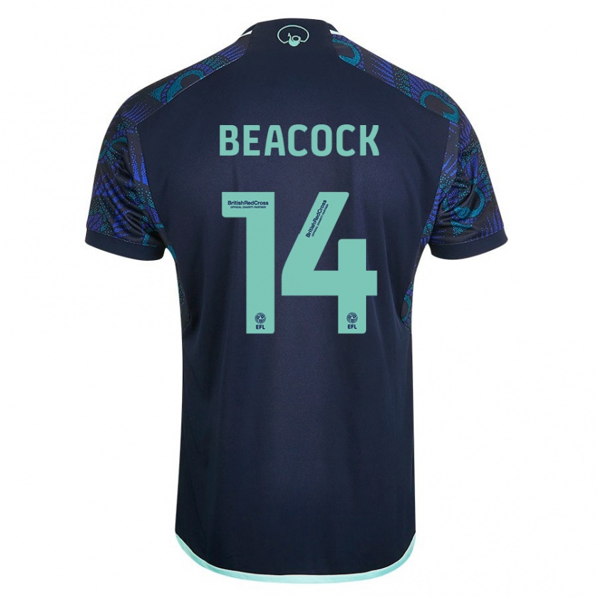 Kandiny Damen Molly Beacock #14 Blau Auswärtstrikot Trikot 2023/24 T-Shirt