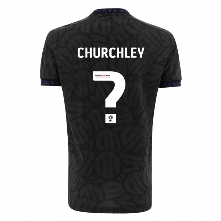 Kandiny Damen Kai Churchley #0 Schwarz Auswärtstrikot Trikot 2023/24 T-Shirt