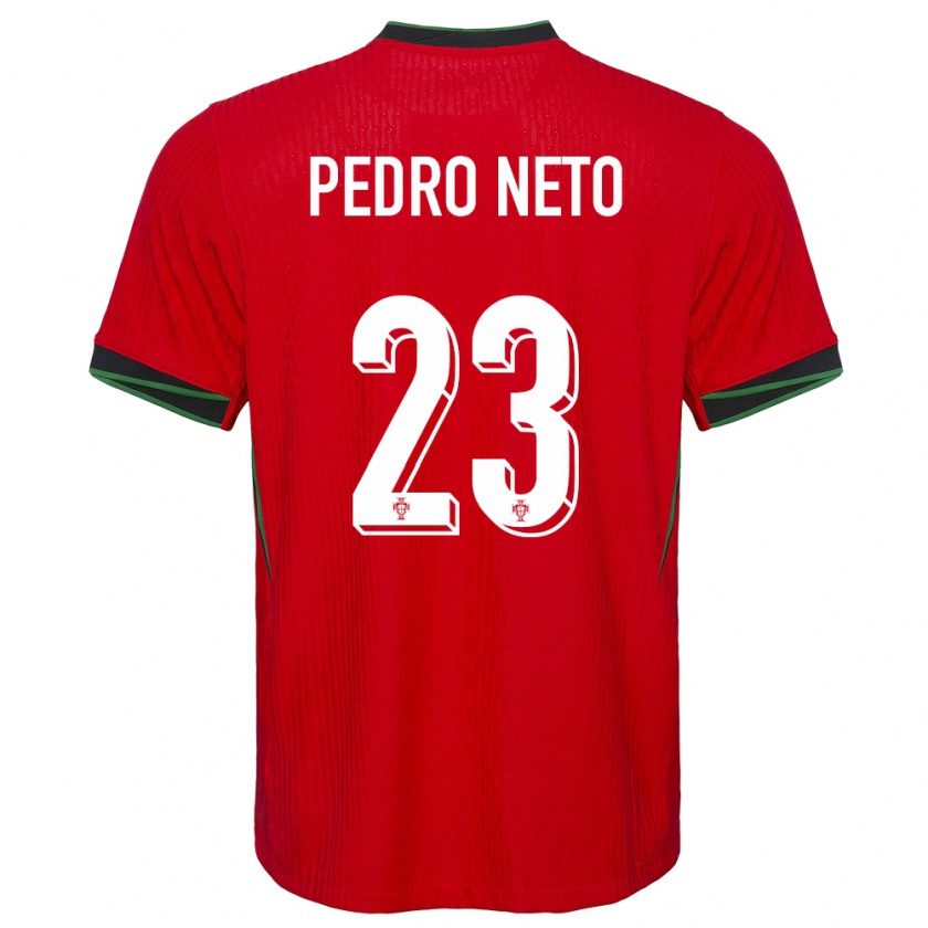 Kandiny Kinder Portugal Pedro Neto #23 Rot Heimtrikot Trikot 24-26 T-Shirt