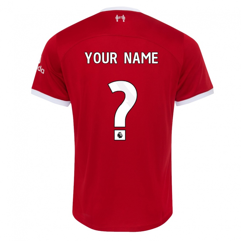 Kandiny Kinder Ihren Namen #0 Rot Heimtrikot Trikot 2023/24 T-Shirt