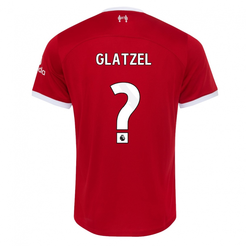 Kandiny Kinder Paul Glatzel #0 Rot Heimtrikot Trikot 2023/24 T-Shirt