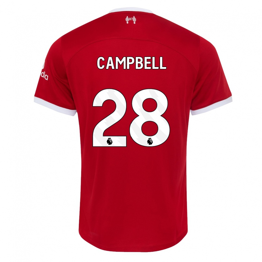 Kandiny Kinder Megan Campbell #28 Rot Heimtrikot Trikot 2023/24 T-Shirt