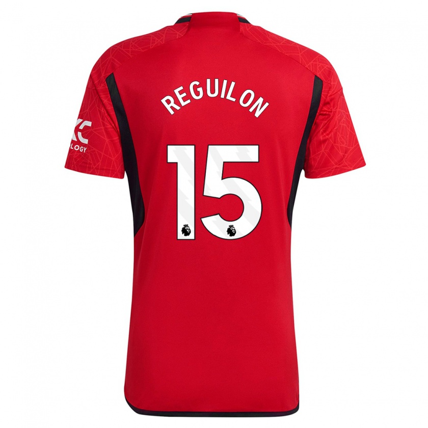 Kandiny Kinder Sergio Reguilón #15 Rot Heimtrikot Trikot 2023/24 T-Shirt