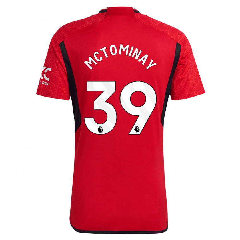 Kandiny Kinder Scott Mctominay #39 Rot Heimtrikot Trikot 2023/24 T-Shirt