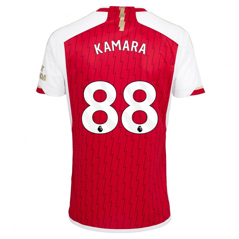Kandiny Kinder Osman Kamara #88 Rot Heimtrikot Trikot 2023/24 T-Shirt