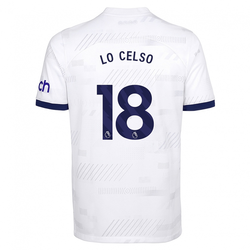 Kandiny Kinder Giovani Lo Celso #18 Weiß Heimtrikot Trikot 2023/24 T-Shirt