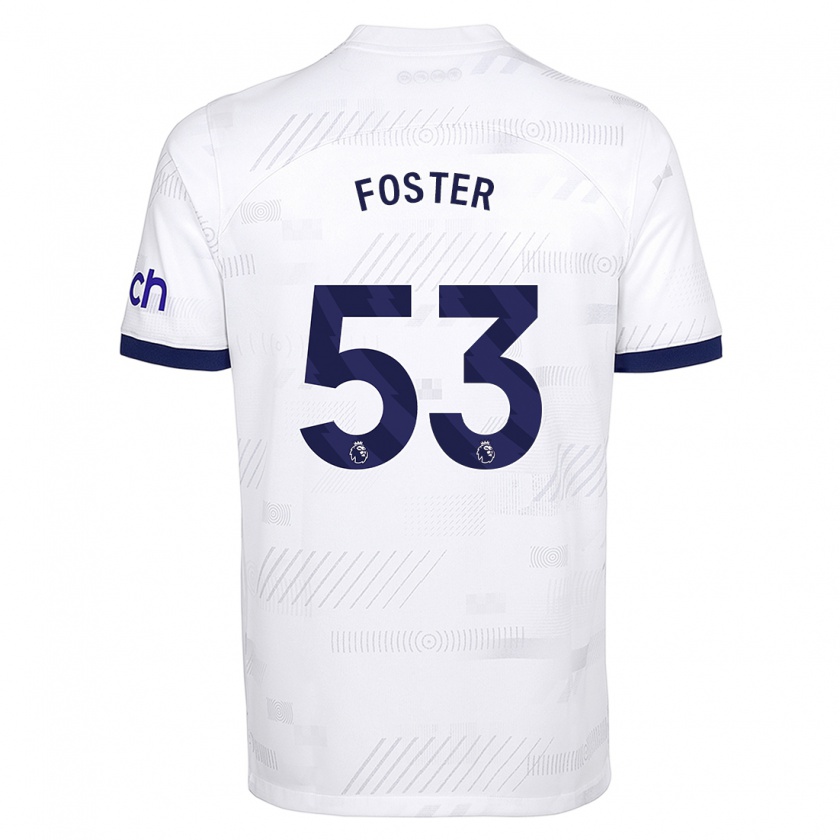 Kandiny Kinder Brooklyn Lyons-Foster #53 Weiß Heimtrikot Trikot 2023/24 T-Shirt