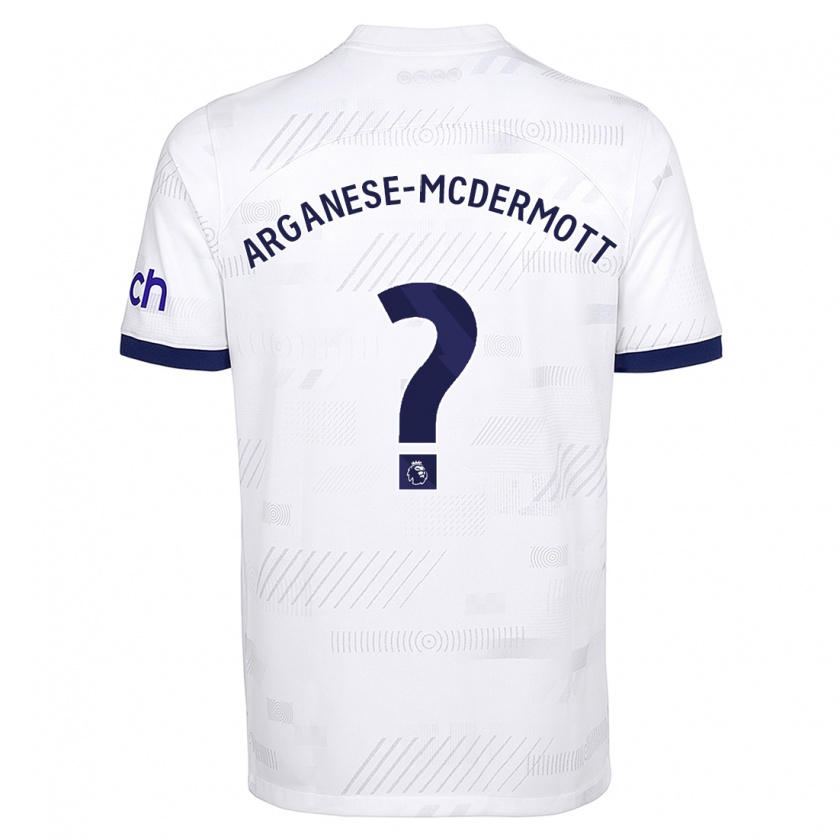 Kandiny Kinder Pele Arganese-Mcdermott #0 Weiß Heimtrikot Trikot 2023/24 T-Shirt