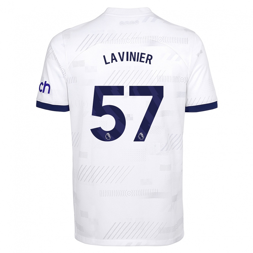 Kandiny Kinder Marcel Lavinier #57 Weiß Heimtrikot Trikot 2023/24 T-Shirt