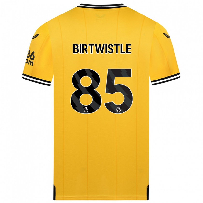 Kandiny Kinder Harry Birtwistle #85 Gelb Heimtrikot Trikot 2023/24 T-Shirt