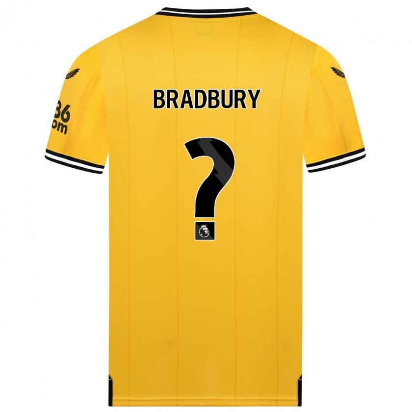 Kandiny Kinder Mackenzie Bradbury #0 Gelb Heimtrikot Trikot 2023/24 T-Shirt