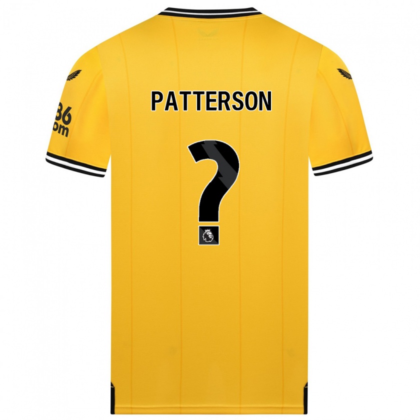 Kandiny Kinder Lennon Patterson #0 Gelb Heimtrikot Trikot 2023/24 T-Shirt
