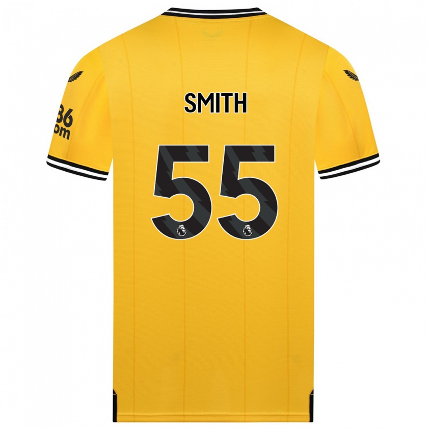 Kandiny Kinder Jackson Smith #55 Gelb Heimtrikot Trikot 2023/24 T-Shirt