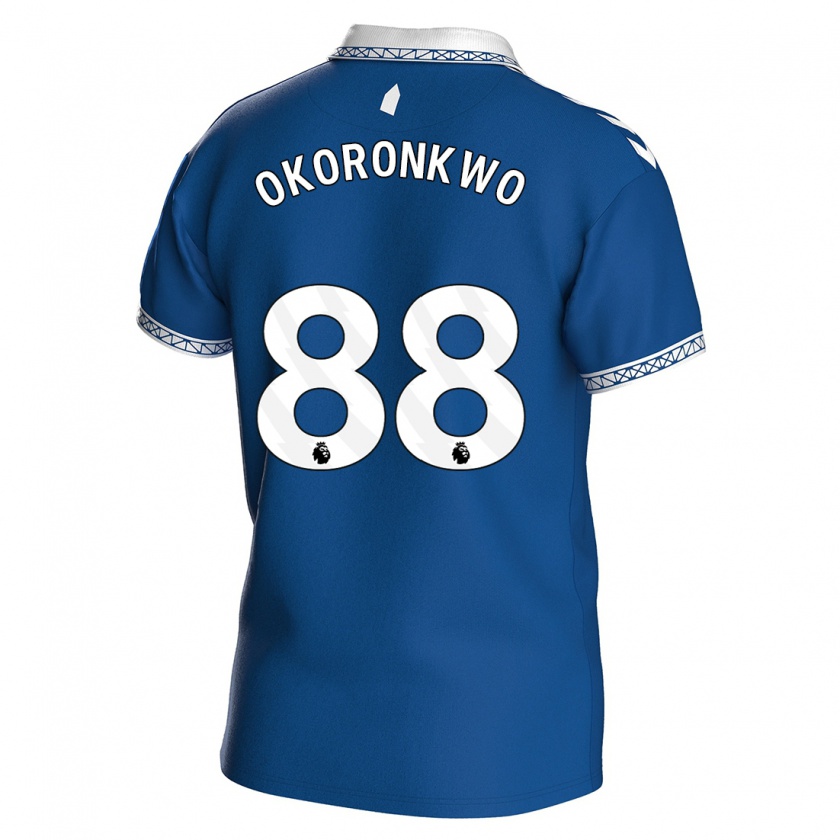 Kandiny Kinder Francis Okoronkwo #88 Königsblau Heimtrikot Trikot 2023/24 T-Shirt