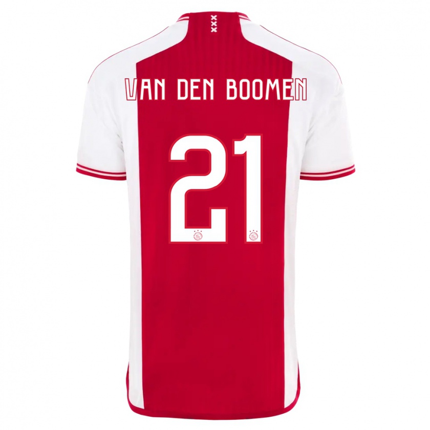Kandiny Kinder Branco Van Den Boomen #21 Rot-Weiss Heimtrikot Trikot 2023/24 T-Shirt