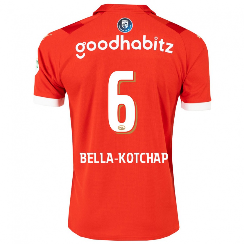 Kandiny Kinder Armel Bella-Kotchap #6 Rot Heimtrikot Trikot 2023/24 T-Shirt