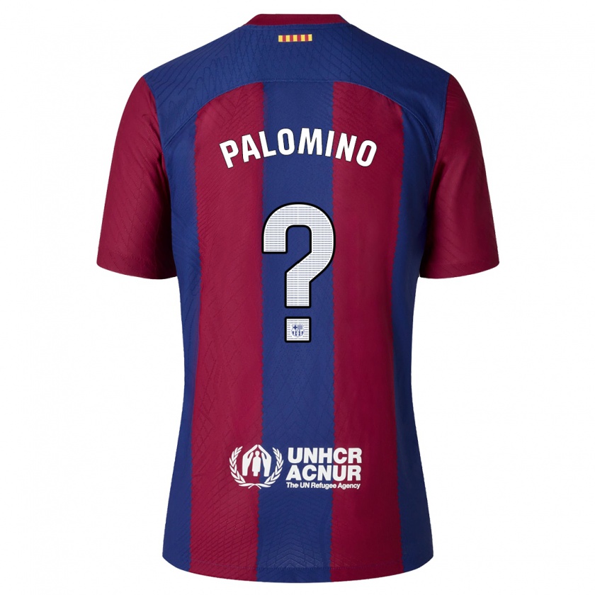 Kandiny Kinder Oriol Palomino #0 Rot Blau Heimtrikot Trikot 2023/24 T-Shirt