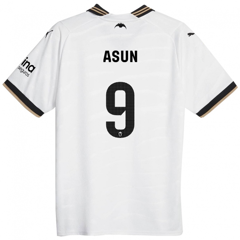 Kandiny Kinder Asun #9 Weiß Heimtrikot Trikot 2023/24 T-Shirt